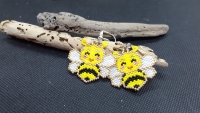 Boucles d’oreilles abeilles