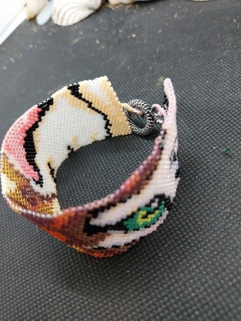 Bracelet tissé tigre